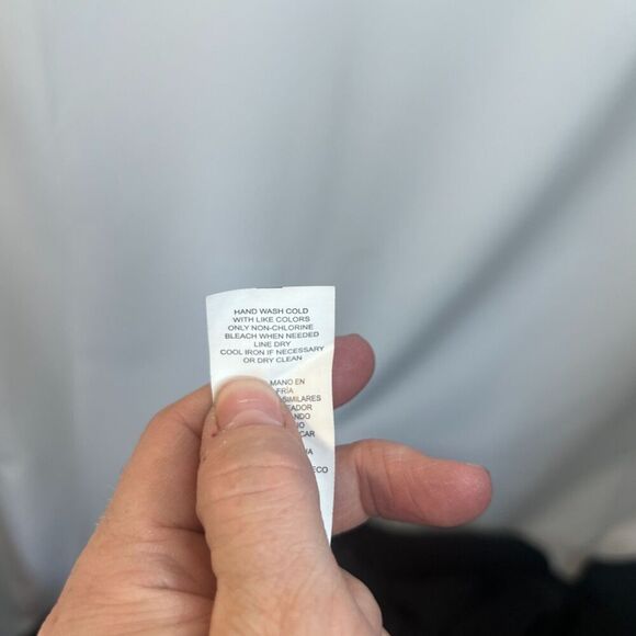 Kensie Black Faux Suede Aline Asymmetrical Ruffles Contemporary Midi Size XL - Picture 7 of 9